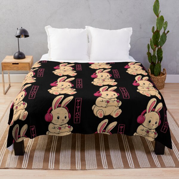 Item preview, Funny Anime Bunny Video Gaming Japanese Kawaii Animal designed and sold by Eat-Apples.