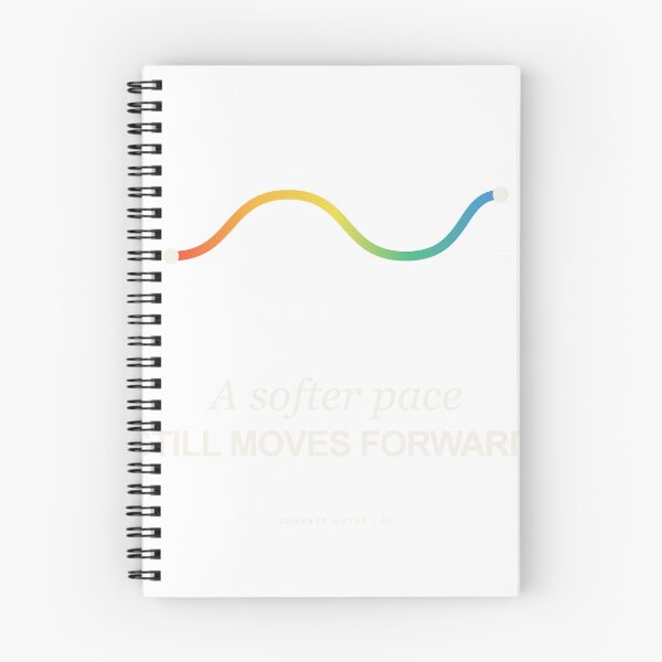 Item preview, a softer pace still moves forward designed and sold by journey notes.