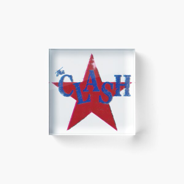 Item preview, The Clash Distressed Offset Star designed and sold by DastaStore.
