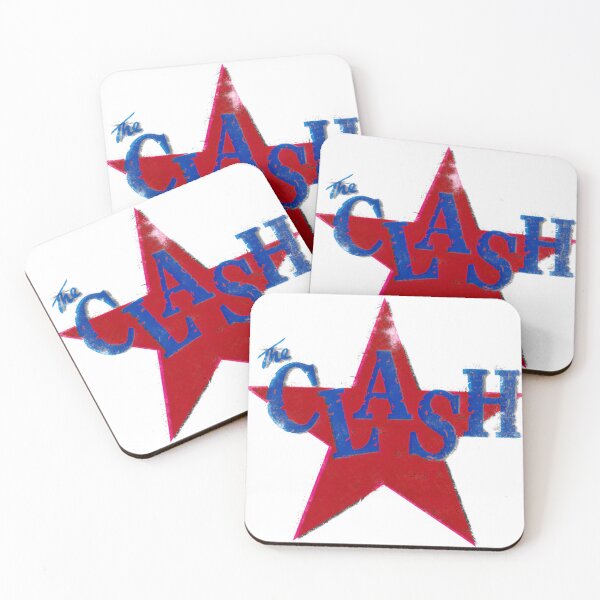 Item preview, The Clash Distressed Offset Star designed and sold by DastaStore.