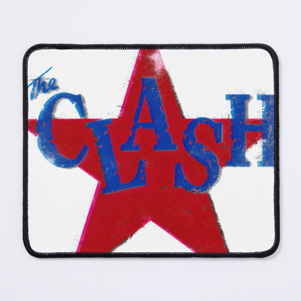 Item preview, The Clash Distressed Offset Star designed and sold by DastaStore.