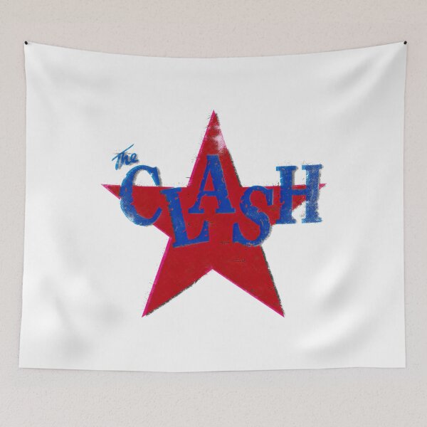 Item preview, The Clash Distressed Offset Star designed and sold by DastaStore.