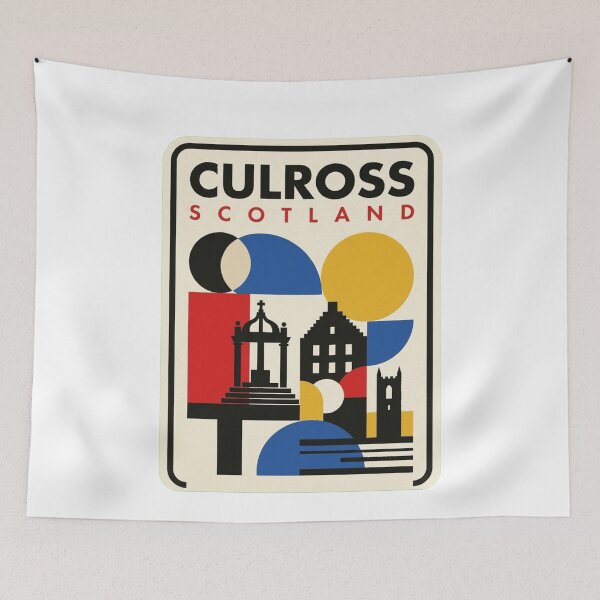Item preview, Retro Culross Bauhaus Geometric Skyline designed and sold by k3rstman1.