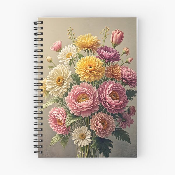 Item preview, Colorful Mixed Flower Bouquet Art designed and sold by ArtlightStudio.