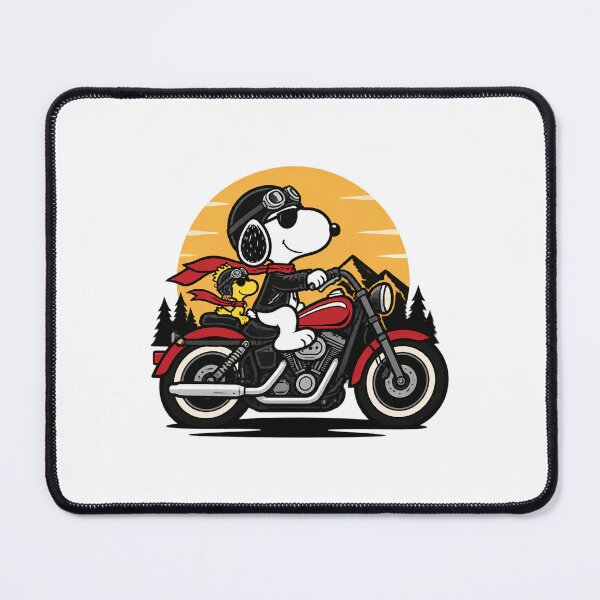 Item preview, Snoopy And Woodstock Riding A Motorcycle Cute Cartoon Design | Best Buy designed and sold by sKetch Art.co.