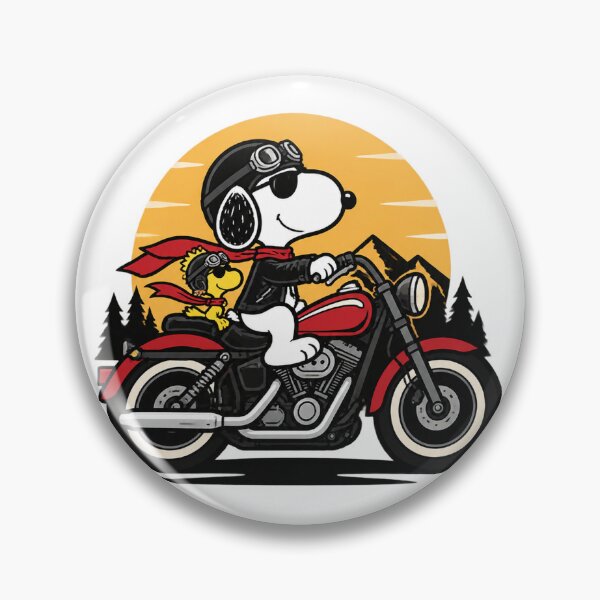 Item preview, Snoopy And Woodstock Riding A Motorcycle Cute Cartoon Design | Best Buy designed and sold by sKetch Art.co.