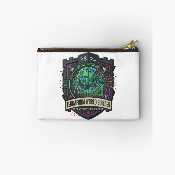 Item preview, Terraform World Builder Infrastructure As Code DevOps Cloud Architect Badge designed and sold by TechNexusPrints.