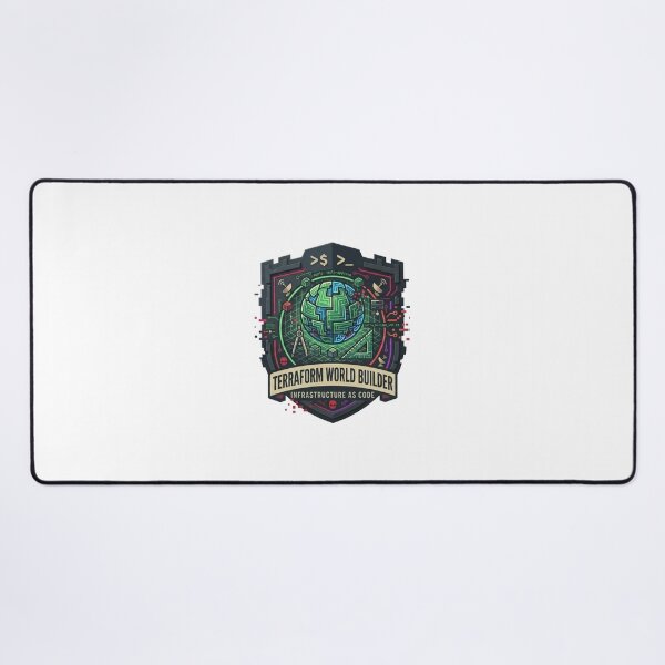 Item preview, Terraform World Builder Infrastructure As Code DevOps Cloud Architect Badge designed and sold by TechNexusPrints.
