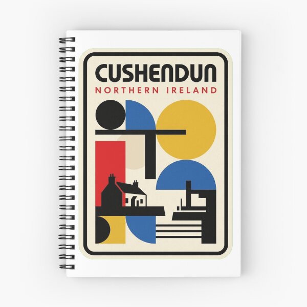 Item preview, Retro Cushendun Bauhaus Geometric Skyline designed and sold by k3rstman1.