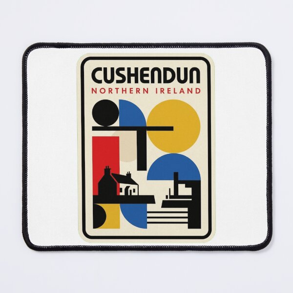 Item preview, Retro Cushendun Bauhaus Geometric Skyline designed and sold by k3rstman1.