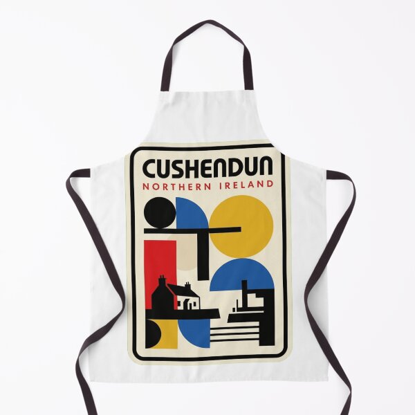 Item preview, Retro Cushendun Bauhaus Geometric Skyline designed and sold by k3rstman1.