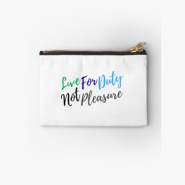 Item preview, Live For Duty Not Pleasure Motivational Typography designed and sold by moonsun4.