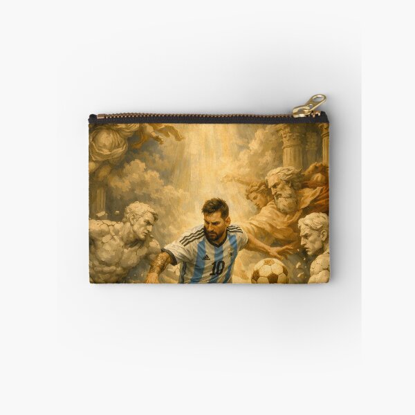 Item preview, Lionel Messi – The Last Dribble | Baroque Football Legend Art designed and sold by WhisperFrame.