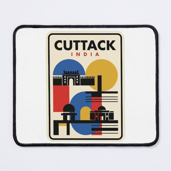 Item preview, Retro Cuttack Bauhaus Geometric Skyline designed and sold by k3rstman1.