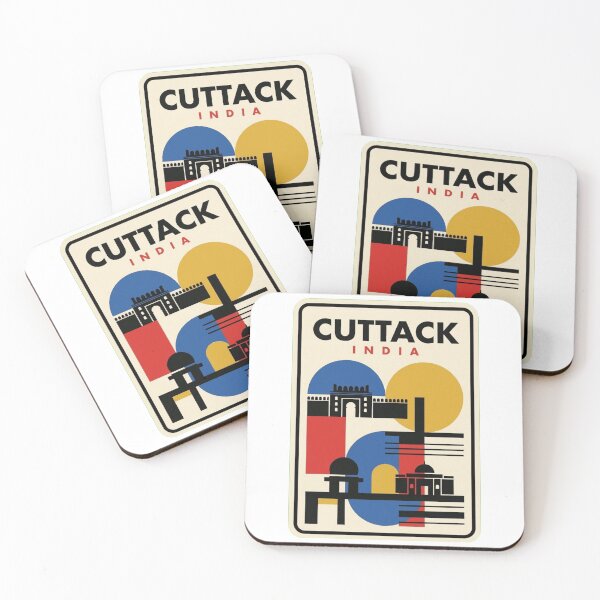 Item preview, Retro Cuttack Bauhaus Geometric Skyline designed and sold by k3rstman1.
