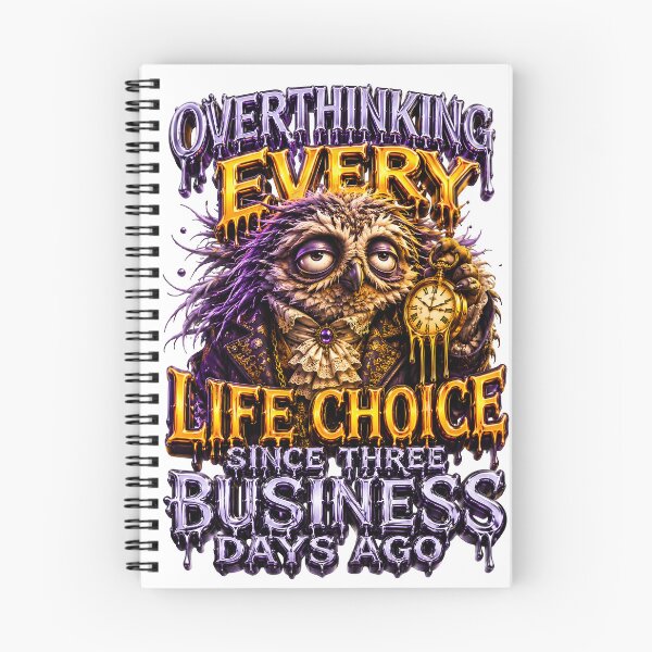 Item preview, Overthinking Every Life Choice Since Three Days Ago Owl designed and sold by Sovereign Supply Co..