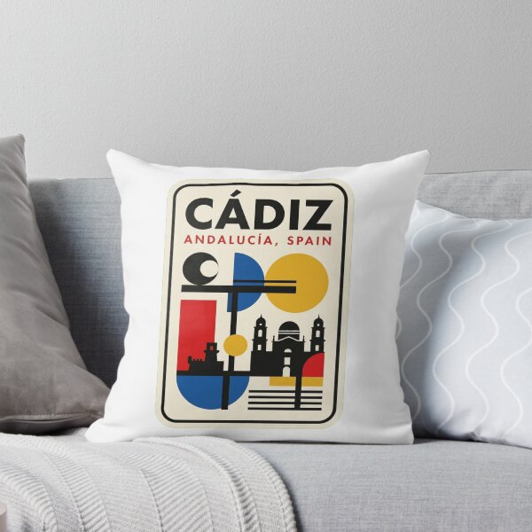 Item preview, Retro Cádiz Bauhaus Geometric Skyline designed and sold by k3rstman1.