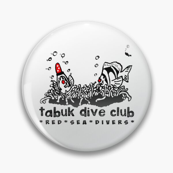 Item preview, The original 1987 Tabuk Dive Club design, in Black and White! designed and sold by Twenty Twenty Visions.