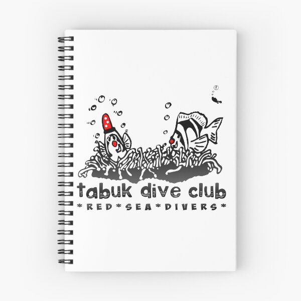 Item preview, The original 1987 Tabuk Dive Club design, in Black and White! designed and sold by Twenty Twenty Visions.