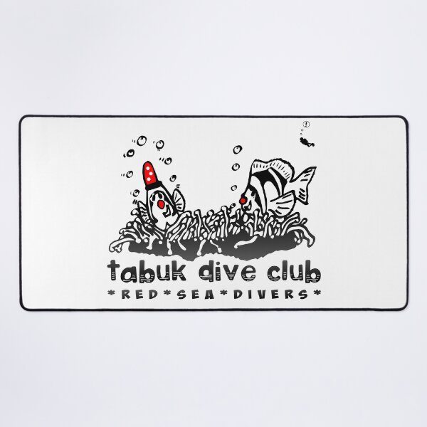 Item preview, The original 1987 Tabuk Dive Club design, in Black and White! designed and sold by Twenty Twenty Visions.