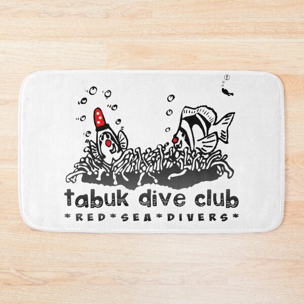 Item preview, The original 1987 Tabuk Dive Club design, in Black and White! designed and sold by Twenty Twenty Visions.