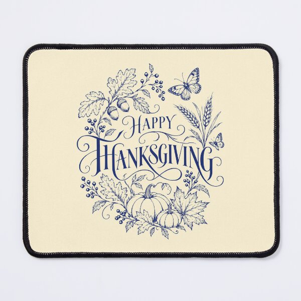 Item preview, Happy Thanksgiving Botanical Word Art designed and sold by 89shirts.
