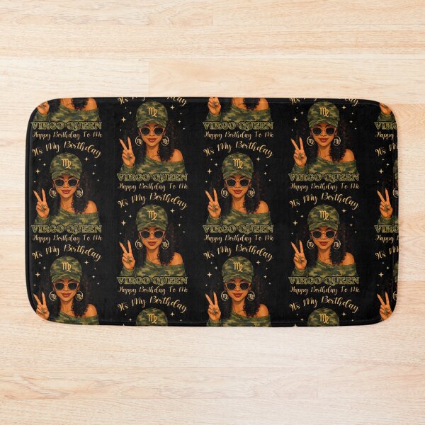 Item preview, Virgo Queen Black Woman With Cap Camo It'S My Birthday Party designed and sold by Eat-Apples.