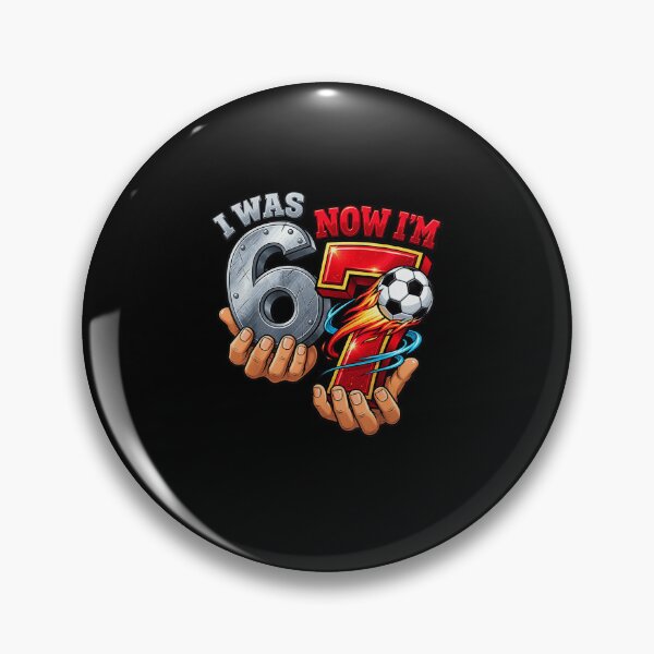 Item preview, I Was 6 Now I'm 7 Soccer Birthday Boy 7th Birthday Gift designed and sold by JimJefferiesSh.