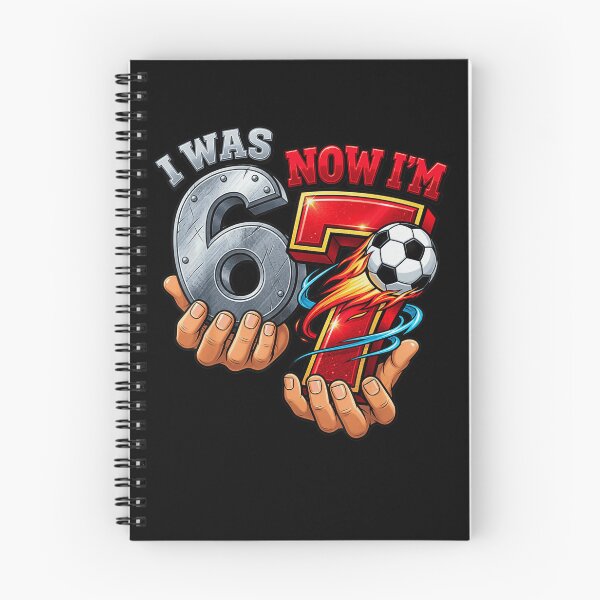 Item preview, I Was 6 Now I'm 7 Soccer Birthday Boy 7th Birthday Gift designed and sold by JimJefferiesSh.