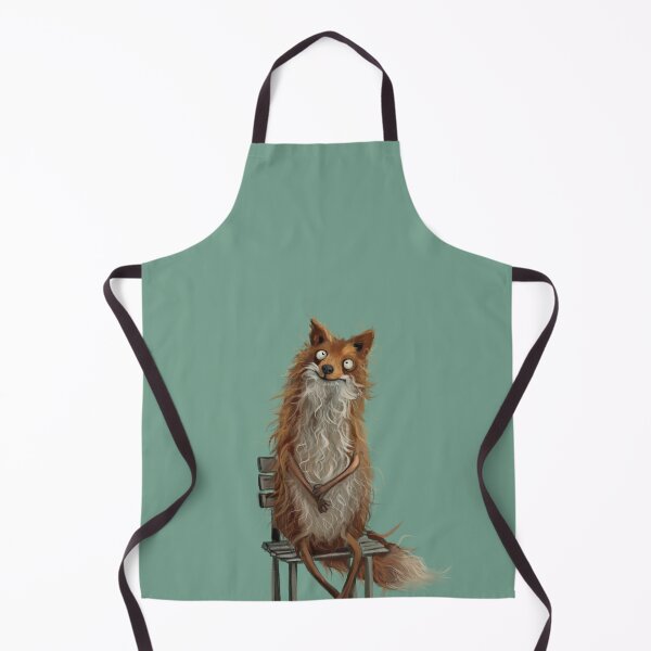 Item preview, Funny Awkward Fox Sitting on Chair Illustration - Quirky Animal Art⁷ designed and sold by jassoart.