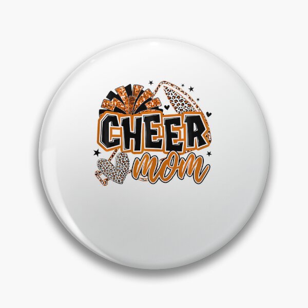 Item preview, Cheer Mom Orange Cheerleader Game Day Cheer Mama Football designed and sold by Eat-Apples.