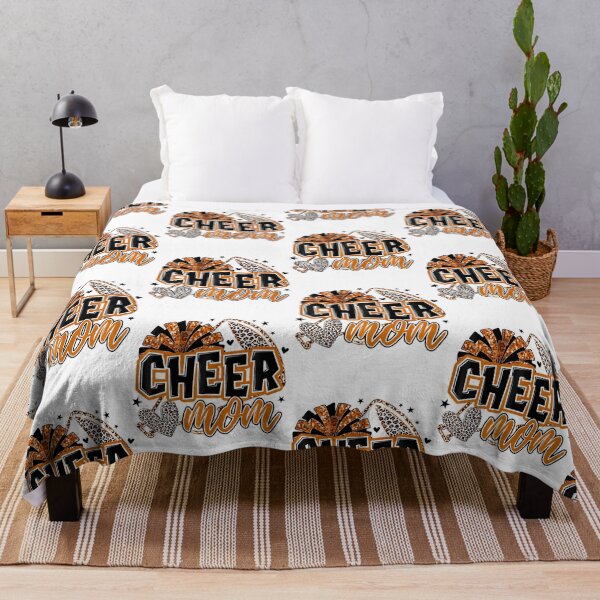 Item preview, Cheer Mom Orange Cheerleader Game Day Cheer Mama Football designed and sold by Eat-Apples.