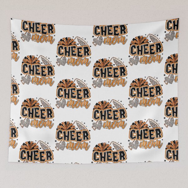 Item preview, Cheer Mom Orange Cheerleader Game Day Cheer Mama Football designed and sold by Eat-Apples.