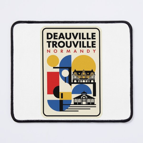 Item preview, Retro Deauville Trouville Bauhaus Geometric Skyline designed and sold by k3rstman1.