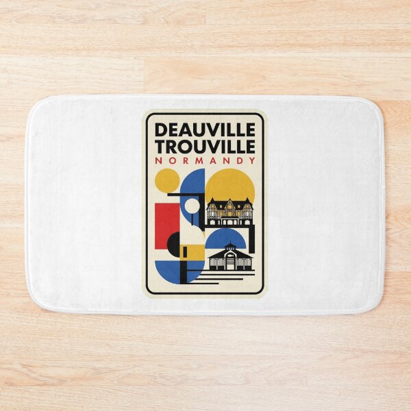 Item preview, Retro Deauville Trouville Bauhaus Geometric Skyline designed and sold by k3rstman1.