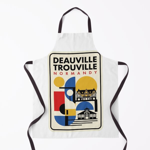 Item preview, Retro Deauville Trouville Bauhaus Geometric Skyline designed and sold by k3rstman1.
