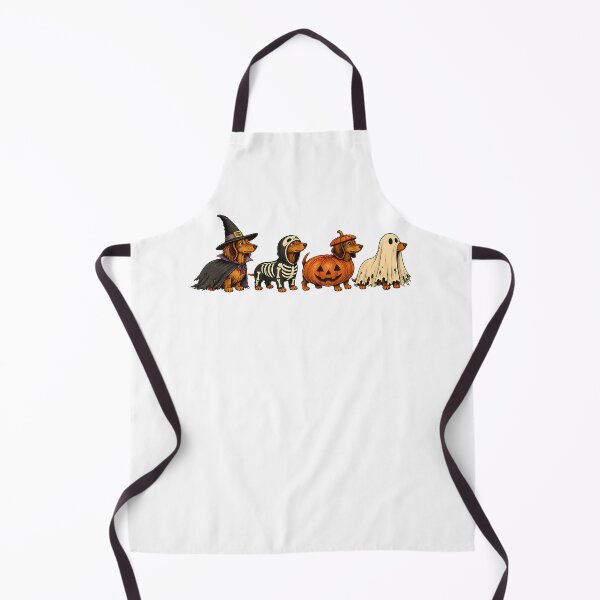 Item preview, Cute Dachshund Ghost Pumpkin Weiner Dog Halloween Costume designed and sold by Eat-Apples.