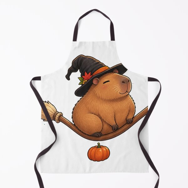 Item preview, Capybara Witch on a Broomstick Not Today designed and sold by Thanat Pattern Studio.