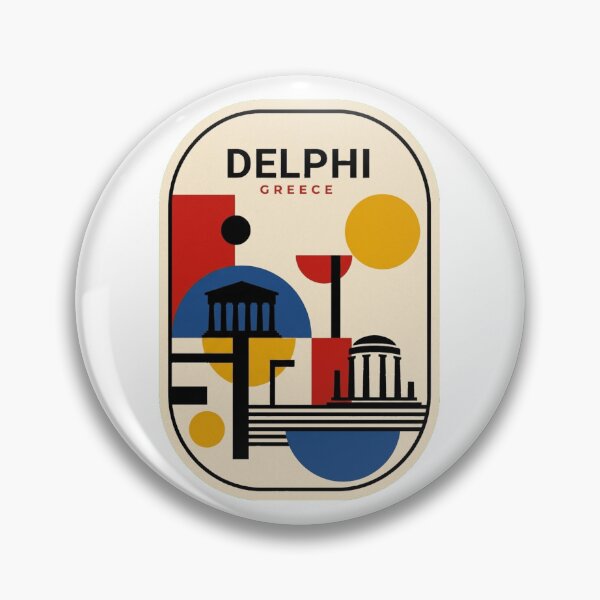 Item preview, Retro Delphi Bauhaus Geometric Skyline designed and sold by k3rstman1.