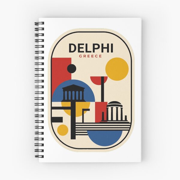 Item preview, Retro Delphi Bauhaus Geometric Skyline designed and sold by k3rstman1.