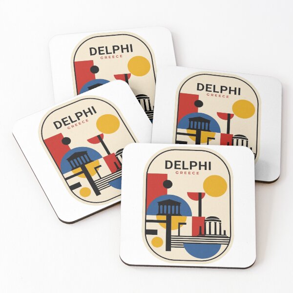 Item preview, Retro Delphi Bauhaus Geometric Skyline designed and sold by k3rstman1.