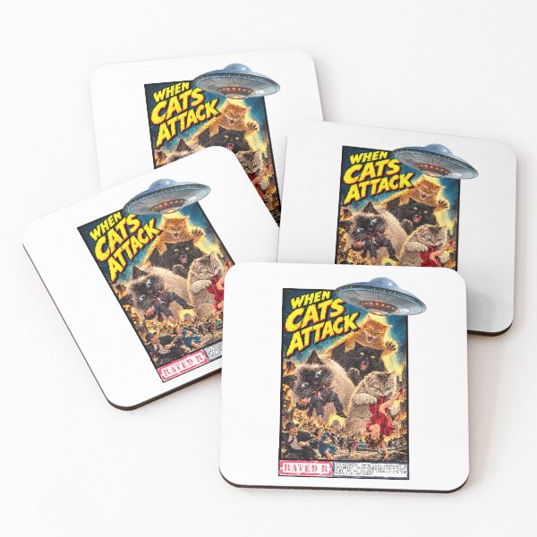 Item preview, When cats attack!  designed and sold by FeralCatDad.