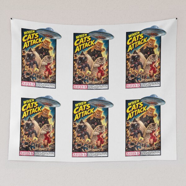 Item preview, When cats attack!  designed and sold by FeralCatDad.