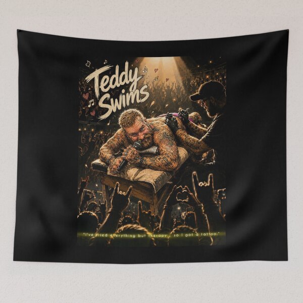 Item preview, Everything But Therapy Retro Tour Style Art designed and sold by Addy77shop.