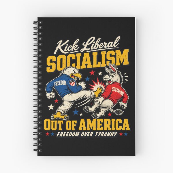 Item preview, Kick Liberal Socialism Out Of America Freedom Over Tyranny Political Design designed and sold by JimJefferiesSh.
