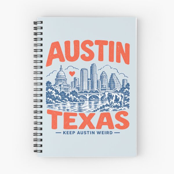 Item preview, Austin Texas Retro City designed and sold by HowToCanadian.