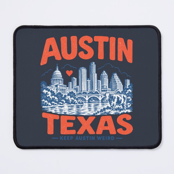 Item preview, Austin Texas Retro City designed and sold by HowToCanadian.