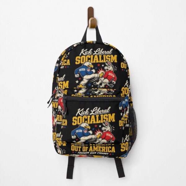 Item preview, Kick Liberal Socialism Out Of America Freedom Over Tyranny Political Design designed and sold by JimJefferiesSh.