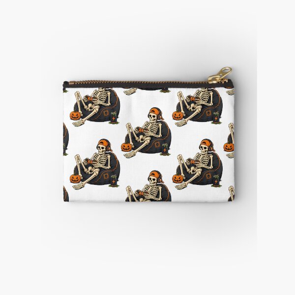 Item preview, Funny Halloween Skeleton Gamer Video Gaming Mens Boys Kids designed and sold by Eat-Apples.