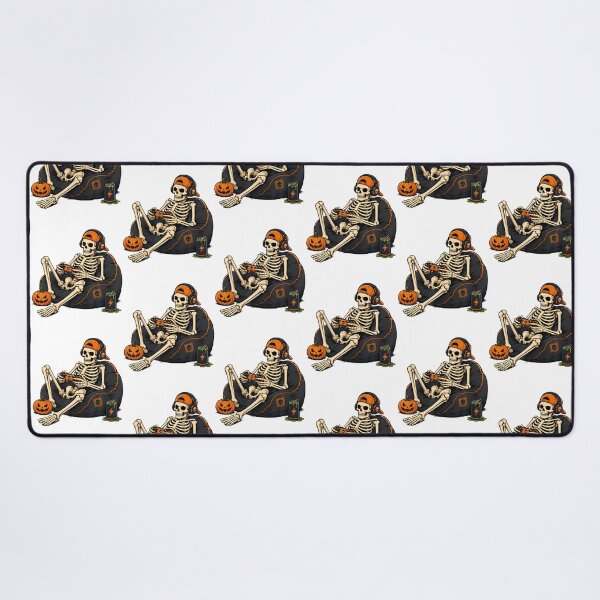 Item preview, Funny Halloween Skeleton Gamer Video Gaming Mens Boys Kids designed and sold by Eat-Apples.